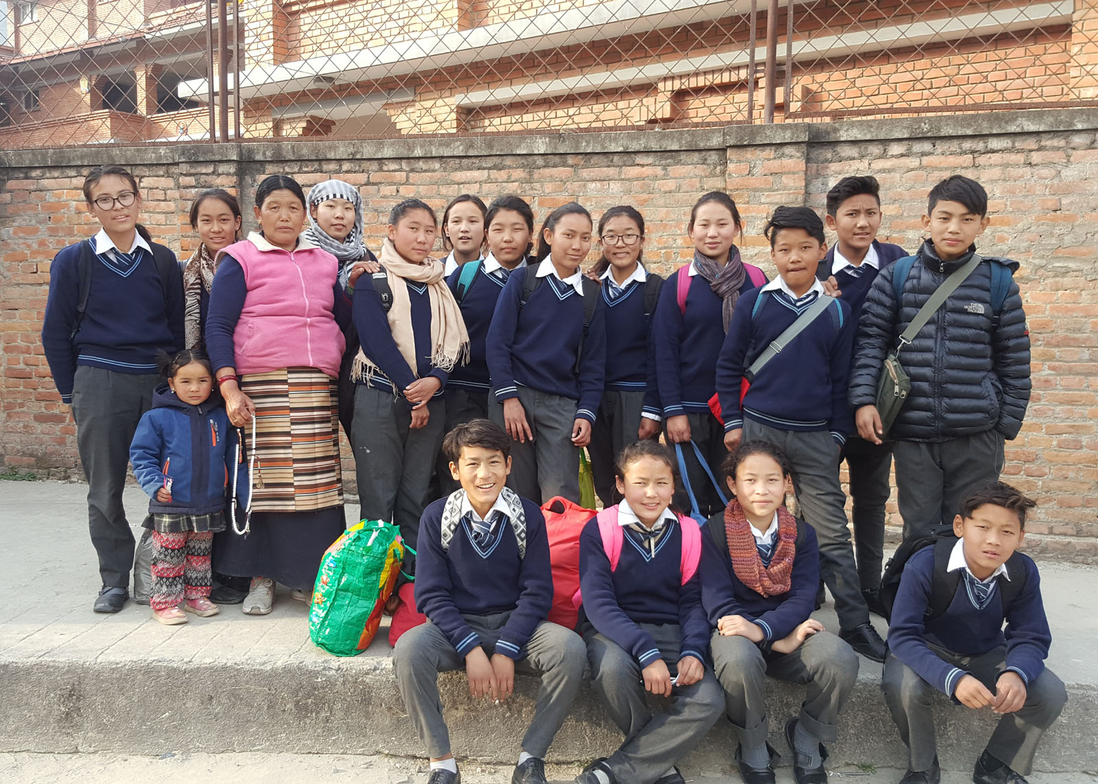 enfants et adolescents de Samdo scolarisés a la Namgyal school