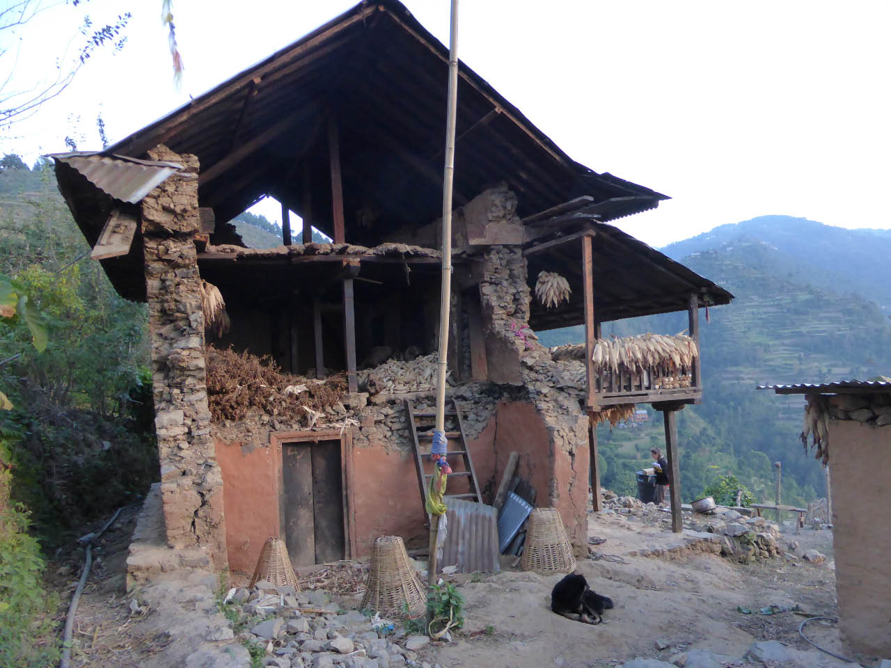 Village de Magarsalu- Maison démolie